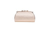 Versace Metallic Pink Leather Clutch