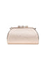 Versace Metallic Pink Leather Clutch