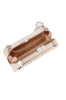 Versace Metallic Pink Leather Clutch