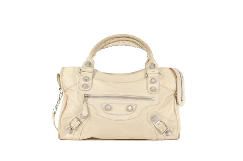 Balenciaga Cream Classic City Bag