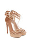Alaia Tan Peep Toe Pumps