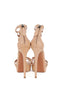 Alaia Tan Peep Toe Pumps