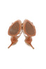Alaia Tan Peep Toe Pumps