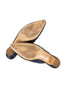 Mansur Gavriel Blue Satin Mules
