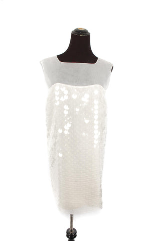 Ernmanno Scervino Silk Sequined Top