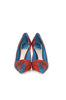 Christian Dior Red and Blue Pumps