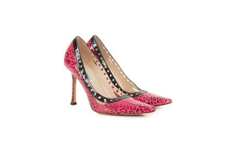 Jimmy Choo Pink Leopard Pumps
