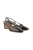 Chanel Grey Leather Mules