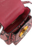 Miu Miu Pink Python Shoulder Bag