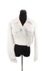 Celine White Cropped Jacket