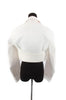 Celine White Cropped Jacket