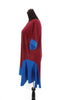 Emilio Pucci Burgundy & Blue Dress