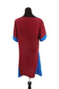 Emilio Pucci Burgundy & Blue Dress