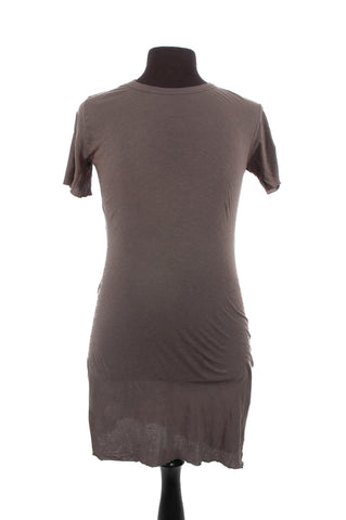 Rick Owens Taupe Grey Cotton Shirt