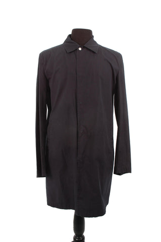 Jil Sander by Raf Navy Nylon Coat