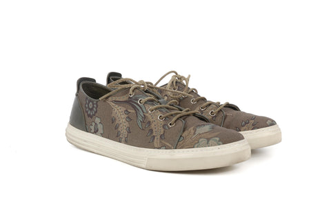 Gucci Nylon Floral Sneakers