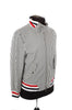 Thom Browne Grey Striped Bomber