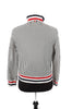 Thom Browne Grey Striped Bomber