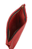 Coach Red Leather Clutch