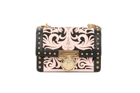 Balmain Gold Studded Shoulder Bag