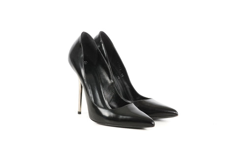 Versace Silver Heel Pumps