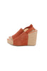 Chloe Brown Suede Wedges
