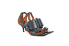 Givenchy Navy Leather Sandals