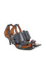 Givenchy Navy Leather Sandals