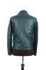 Bally Teal Leather Jacket