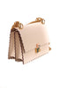 Fendi Cream Leather Shoulder Bag