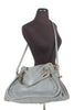 Chloe Grey Leather Paraty Bag