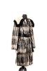 Marni Couture Mink Jacket in White and Black